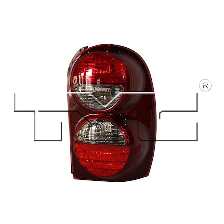 Tyc Tyc Tail Light Assembly, 11-5885-91 11-5885-91
